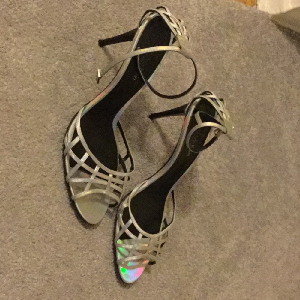 Calvin Klein silver sandals